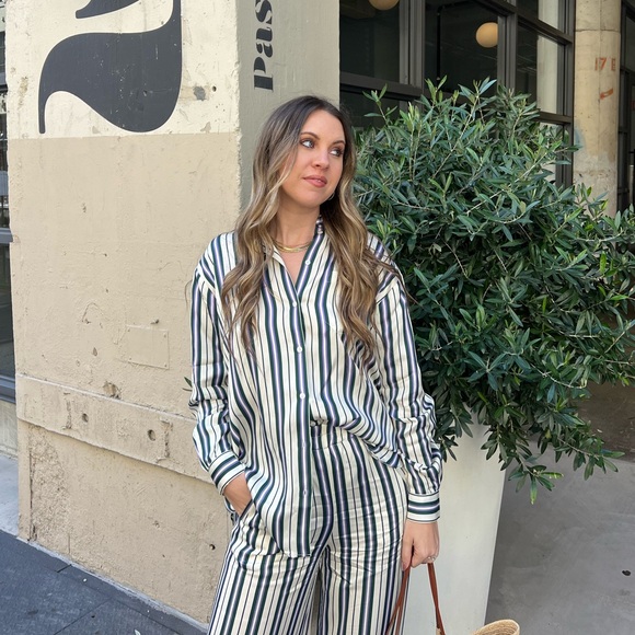 NWT Sezane Max Striped Shirt - Picture 1 of 3